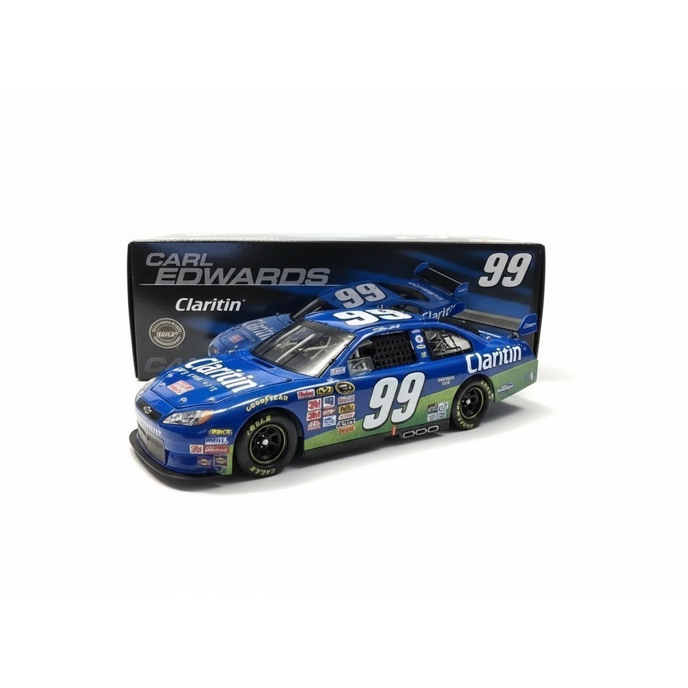 Carl Edwards #99 Claritin‎ Diecast Car 1/24 Scale NASCAR Collectible